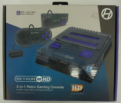 Hyperkin RetroN 2 HD Console for NES SNES and Super Famicom Games Black