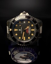 Steinhart Ocean One orologio subacqueo vintage ROSSO 39mm automatico con scatola