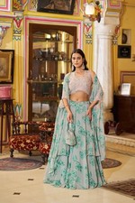 Luxury Georgette Lehenga Choli Designer Gift for Someone Special