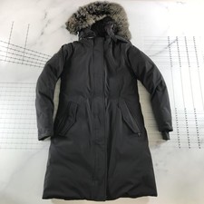 Triple F.A.T. Goose Coat Youth 14 Black Down Parka Fox Fur Hood Winter