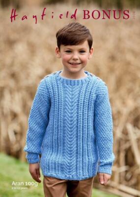 Sirdar Strick Muster - Hayfield Bonus Aran, Pullover 2506