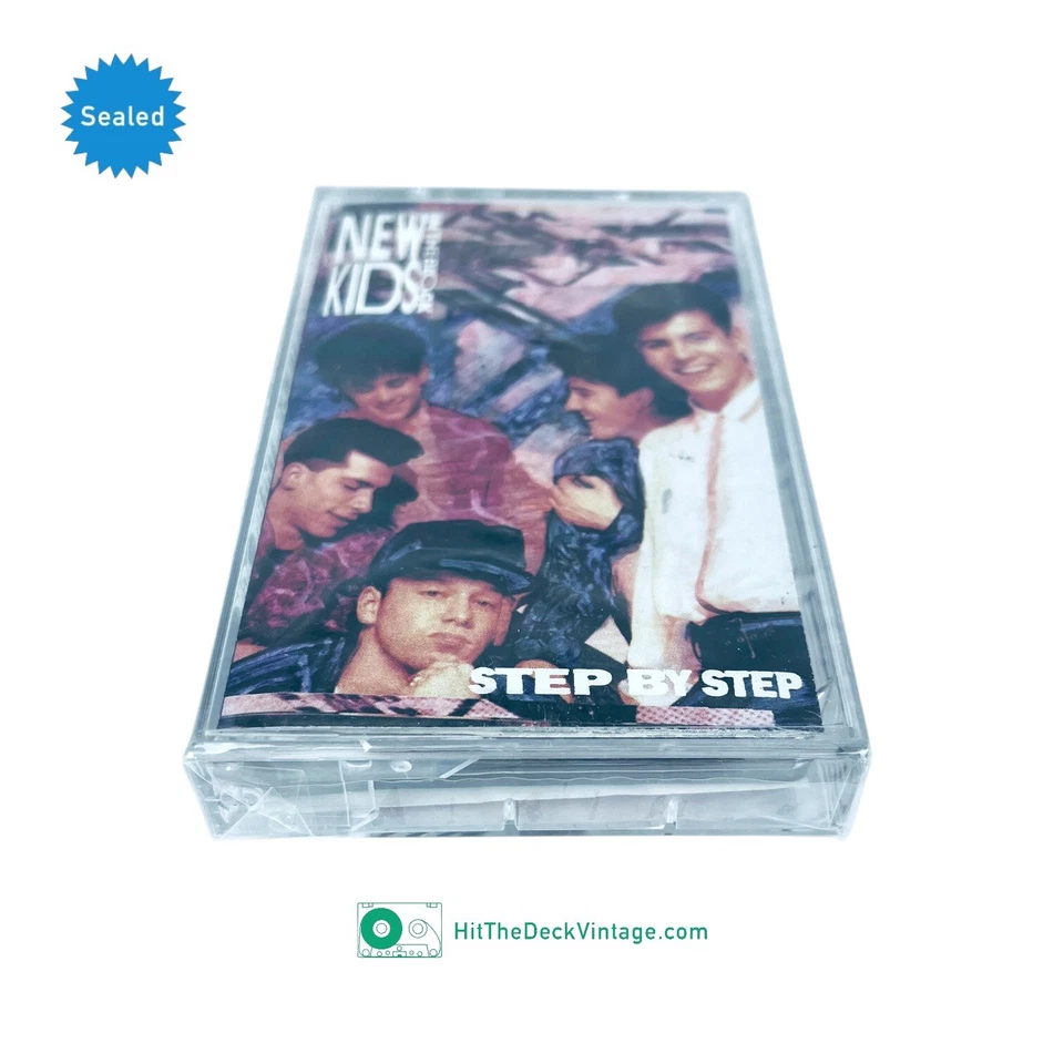 New Kids On The Block – Step By Step Cassette Tape (1990) NKOTB SEALED - Image 4 of 4