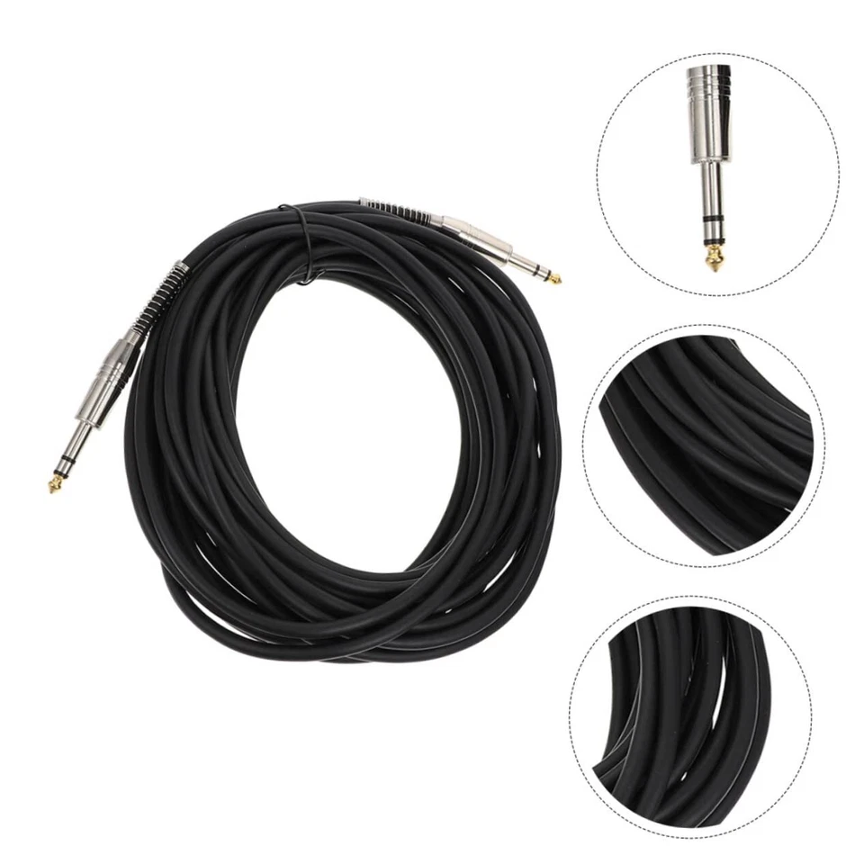 6FT Stereo Cable  1/4 Inch Male Trs Speaker Amp Noiseless Guitar Cable  - Image 2 of 4