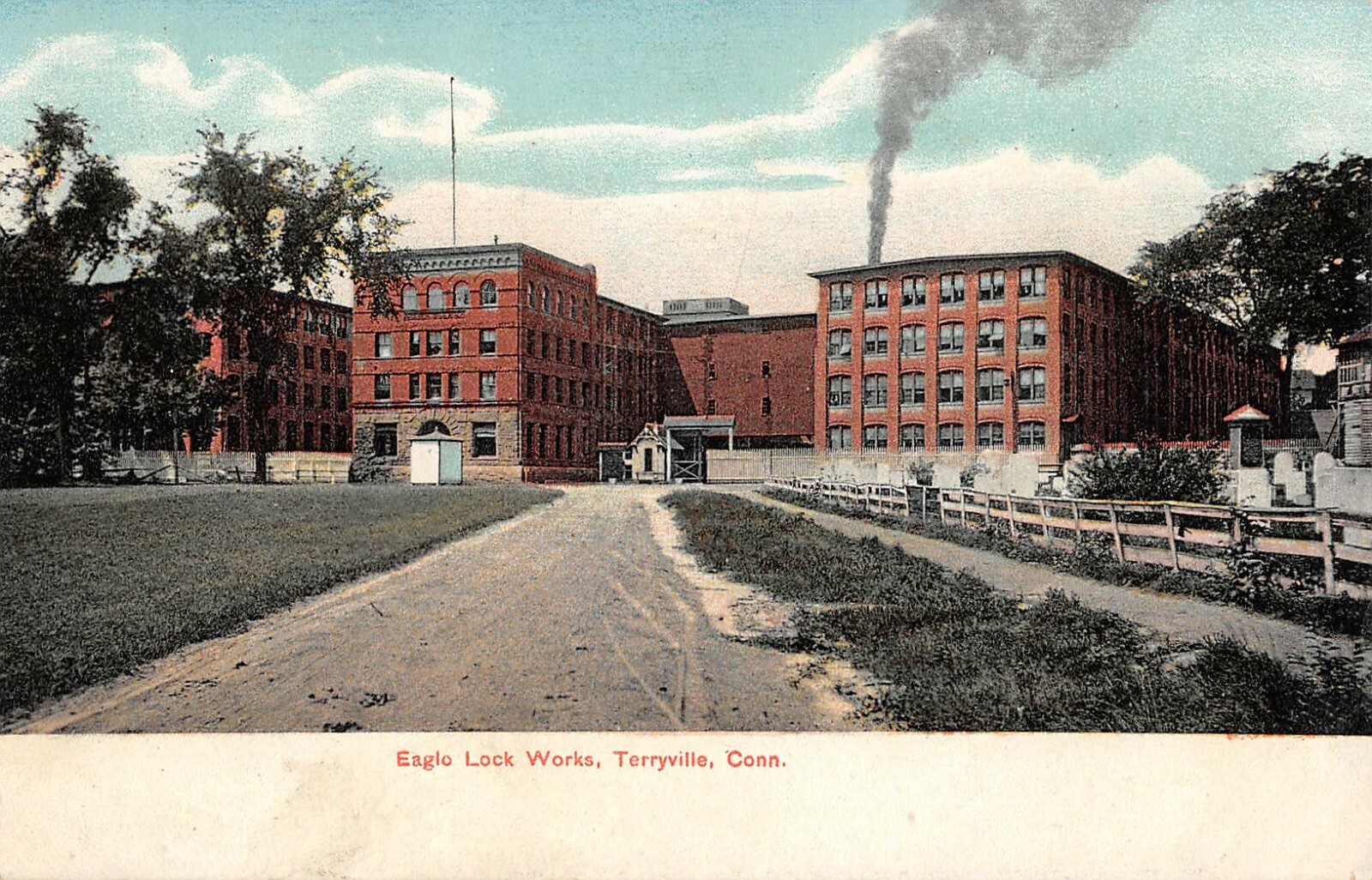 TERRYVILLE, CT EAGLE LOCK CO FACTORY, CHAPIN NEWS CO PUB c 190306