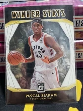 Pascal Siakam 2020-21 Panini Donruss Optic Winner Stays Insert Raptors #13 PWE
