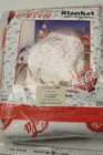 Vintage 1999 Coca Cola Blanket 72" X 90" Made in USA!