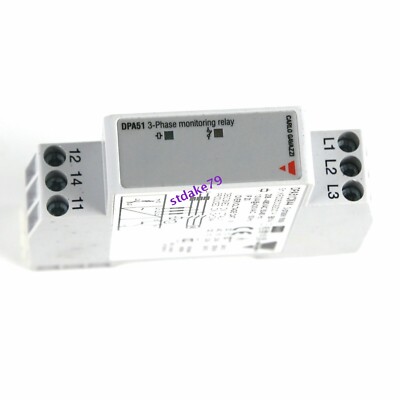 For 3-Ph Carlo Gavazzi DPA51CM44 Phase Monitoring Relay with SPDT Contacts 1PCS