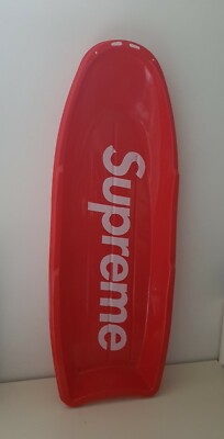FW17 Supreme sled red Heavyweight plastic snow Accessory