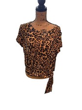 By By Leopard Print Shirt