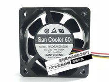 SANYO 6025 6CM 9A0624G4D01 24V 0.08A 3-wire inverter cooling fan