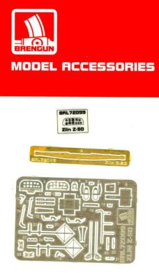 Brengun Models 1/72 Czech ZLIN Z-50 Aerobatic Aircraft Photo Etch Update Set