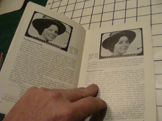 Orig Catalog -- 1965 -- The LEICAFLEX supplement Leica Manual