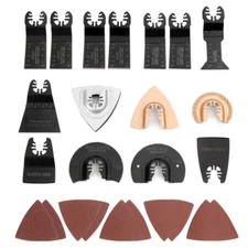 WORKPRO 25 PCS lOscillating Multitool Accessory Wood/Metal Oscillating Saw Blade