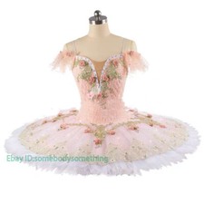 Professional Ballet Pink Pancake Ballet Tutu Dress Costume Adult Performance