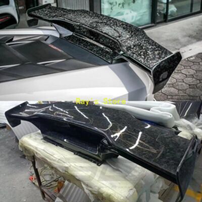 Forge Carbon Fiber Rear Trunk Spoiler Wing For Lamborghini Huracan LP580 LP610