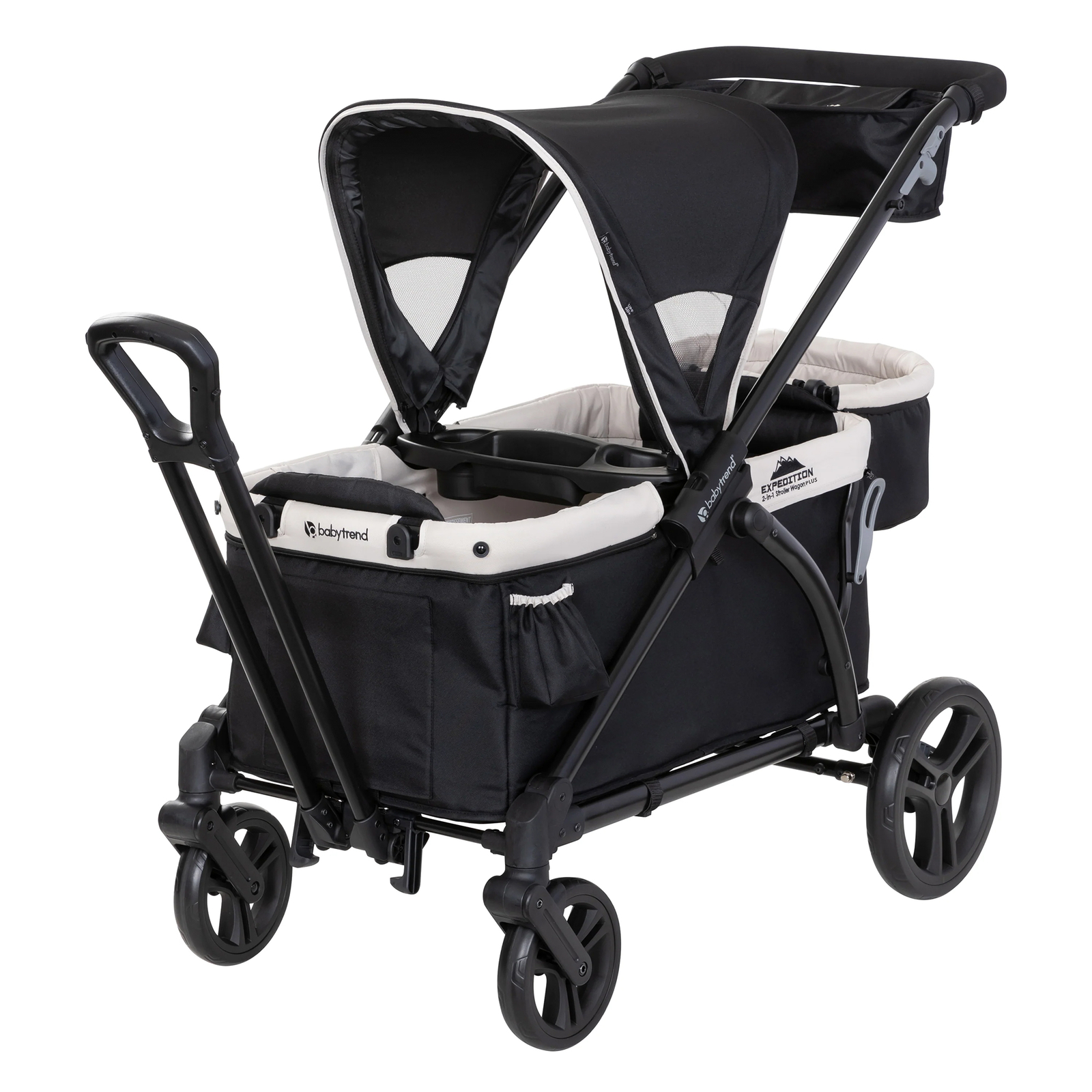 2 in 1 Convertible Baby Stroller High Landscape Infant Stroller Grey