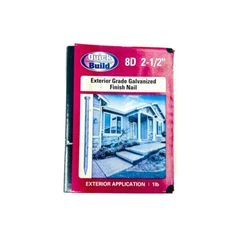 Quick Build 08HGFN1LB Exterior Grade Galvanized Finish Nails 8d 2-1/2 in