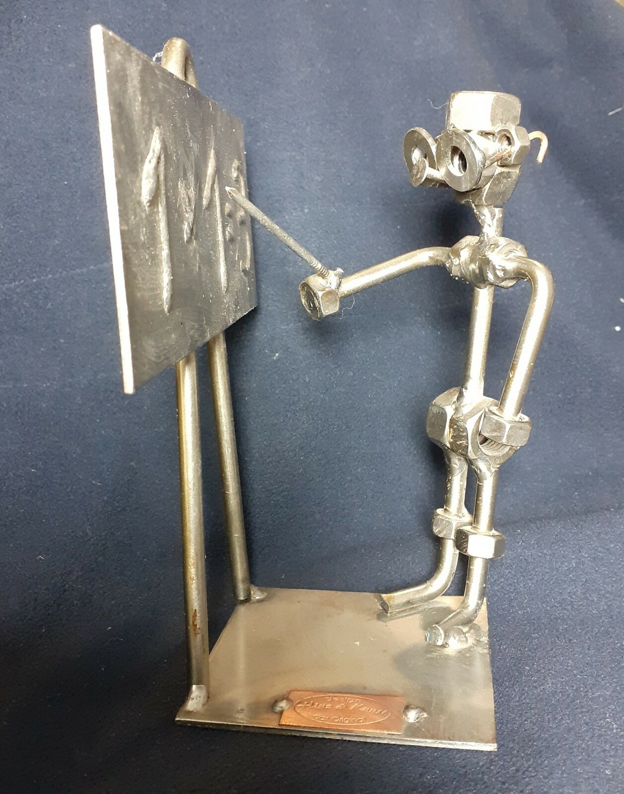 Hina & Kunst Metal Sculpture " The Teacher" 7 Inches Tall eBay