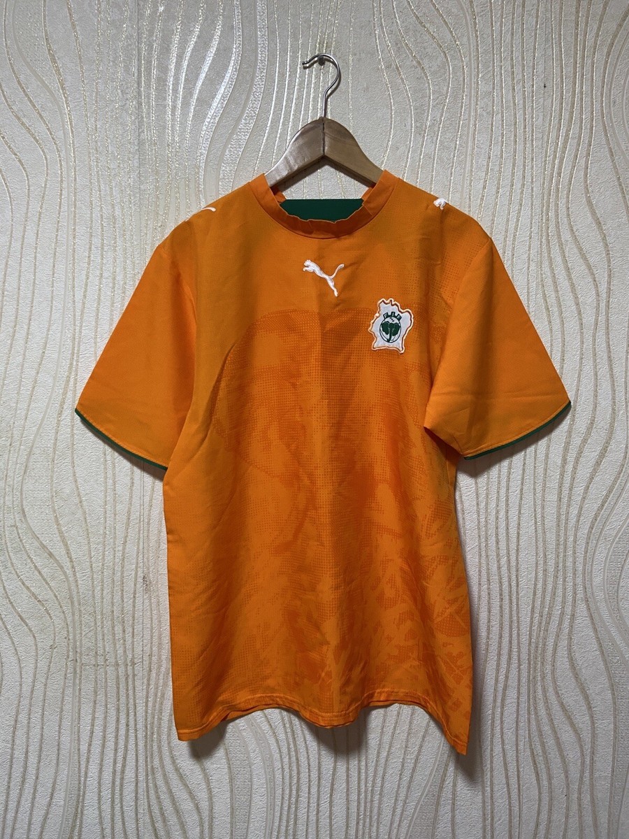 IVORY COAST 2006 2007 HOME FOOTBALL SHIRT SOCCER JERSEY PUMA sz M MEN
