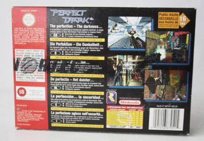 RARE 2000 NINTENDO 64 PERFECT DARK EUROPEAN EDITION PAL N64 NEW