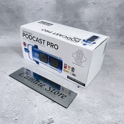 SONTRONICS PODCAST PRO Super Cardioid Dynamisches Mikrofon Streaming Gaming Blau