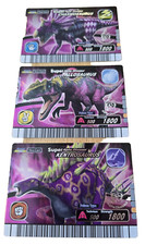 Dinosaur King Arcade Cards X3 - Super Alpha Dinosaur Set - Ultra Rare
