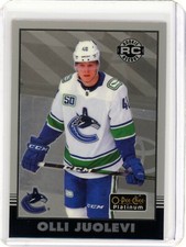 2020-21 O Pee Chee Platinum Olli Juolevi Retro Rookie RC - Vancouver Canucks