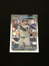 Jacob Amaya 2024 Topps Chrome  #92 Rookie RC Miami Marlins
