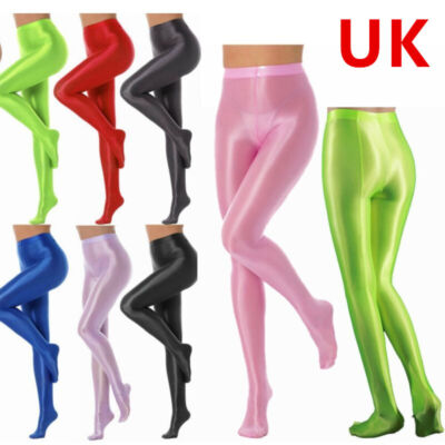 UK Womens Pantyhose Oil Glossy Shiny Opaque High Waist Stocking Gym uk-womens-pantyhose-oil-glossy-shiny-opaque-high-waist-stocking-gym