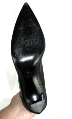 Bottes Cuir Charles Jourdan Noir Taille 38 | Bottes à Talons Hauts Genoux Façon Guêtres, Excellent état