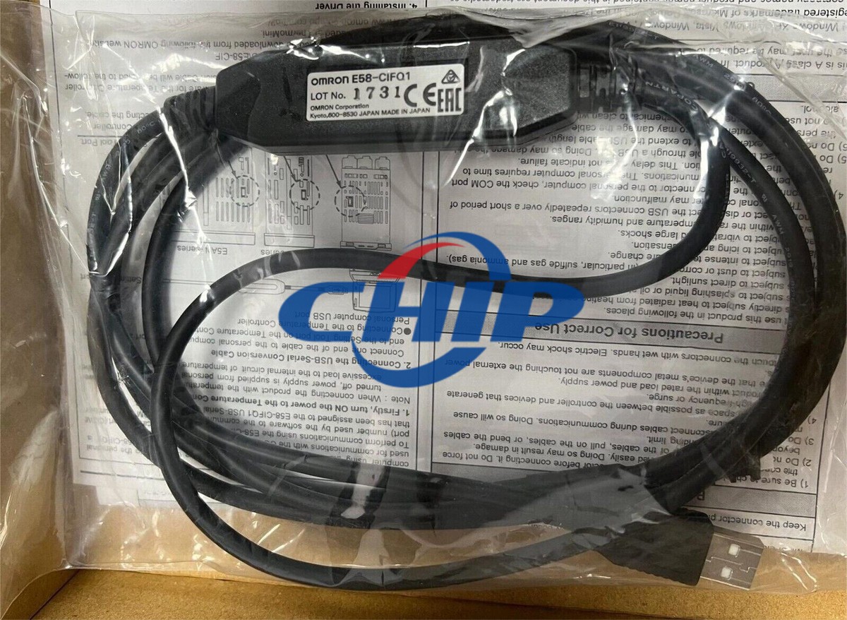 OMRON E58-CIFQ1 USA SERIAL CONVERSION CABLE FOR WINDOWS 10 NEW IN