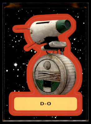 2019 Topps Star Wars Journey to Rise Skywalker Character Stickers #CS-11 D-O