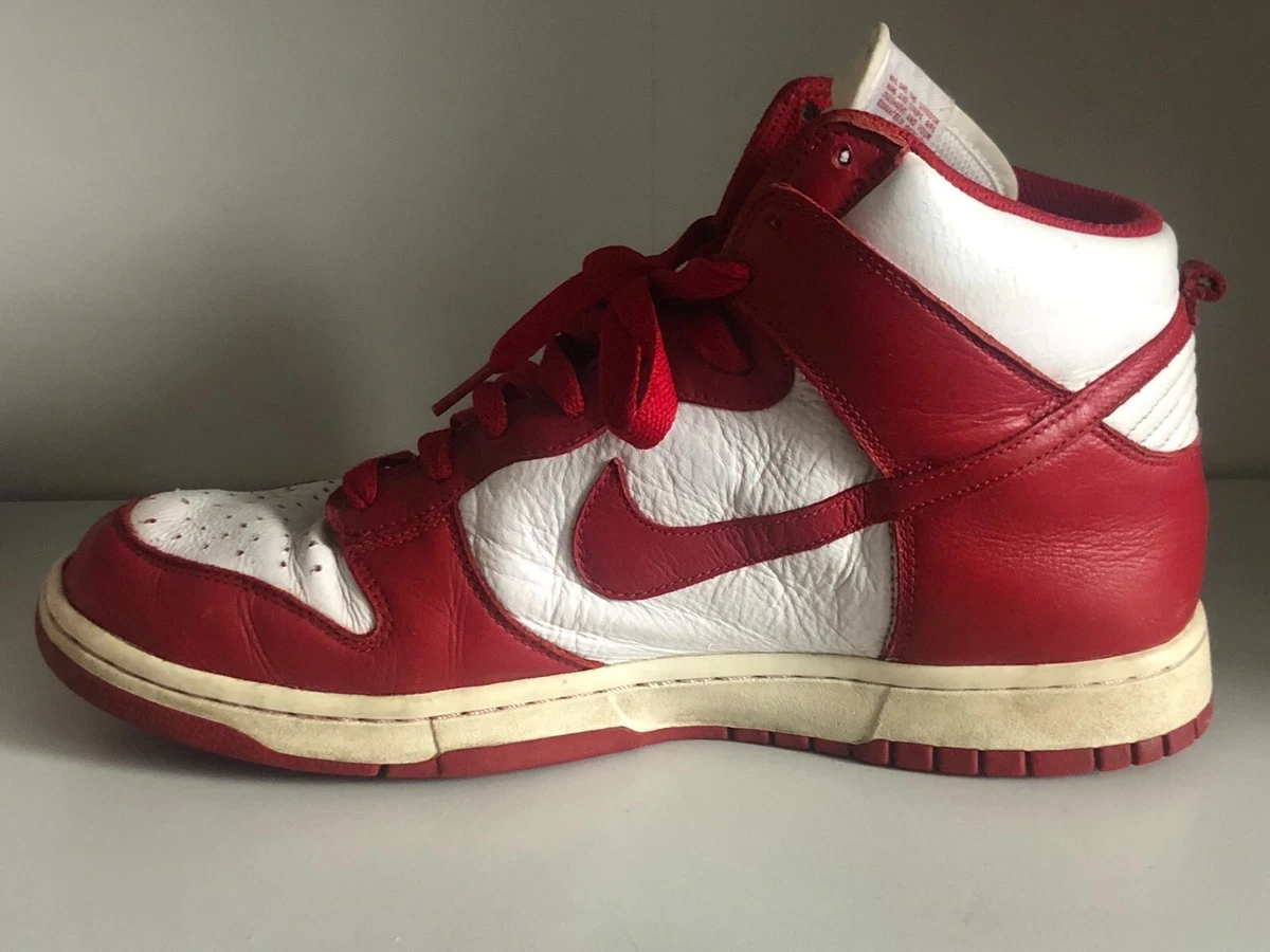 Nike Dunk High Retro QS 2016 St Johns Be True Varsity Red White Sz 12