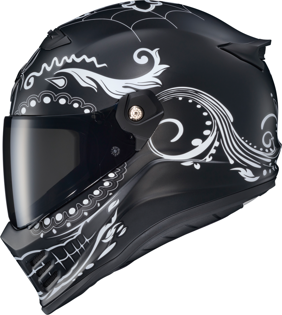 SCORPION EXO Covert Fx Full Face Helmet El Malo White/Matte Black