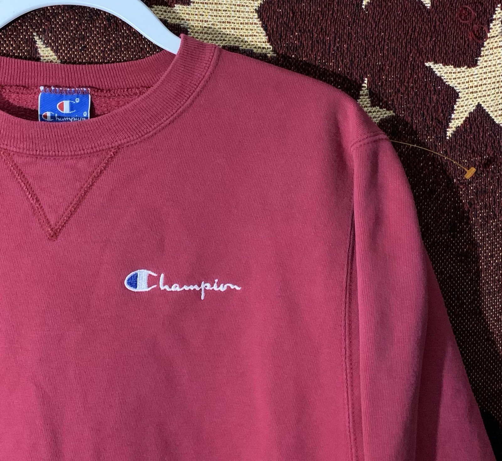 Vintage 90s Champion Cursive Script Crewneck Swea… - image 3