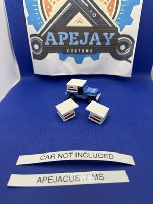 2 new caps for  Matchbox Lesney Superfast No 5 US Mail Truck Jeep sleet n snow