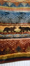 ADFA Dralon Minky Bear Blanket Throw Vintage Saudi Arabia