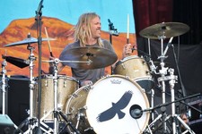 Taylor Hawkins of Taylor Hawkins the Coattail Riders performs day - Old Photo