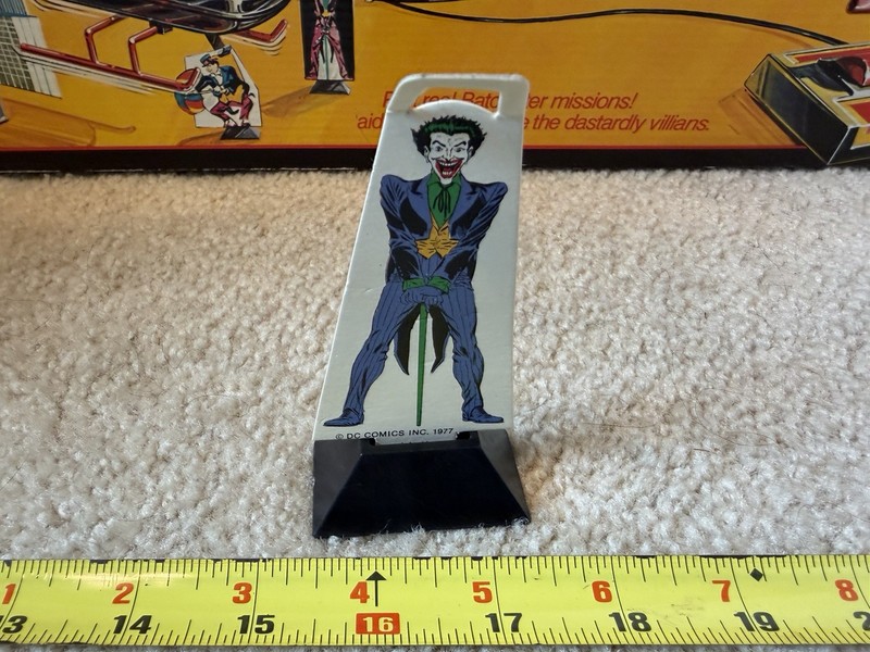 Vintage Remco CSF battery operated Batman Batcopter Joker target part piece