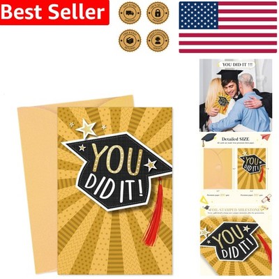 Graduation Card 2025 Elegant Foil Stamped Congratulations Gift for Son Daughter