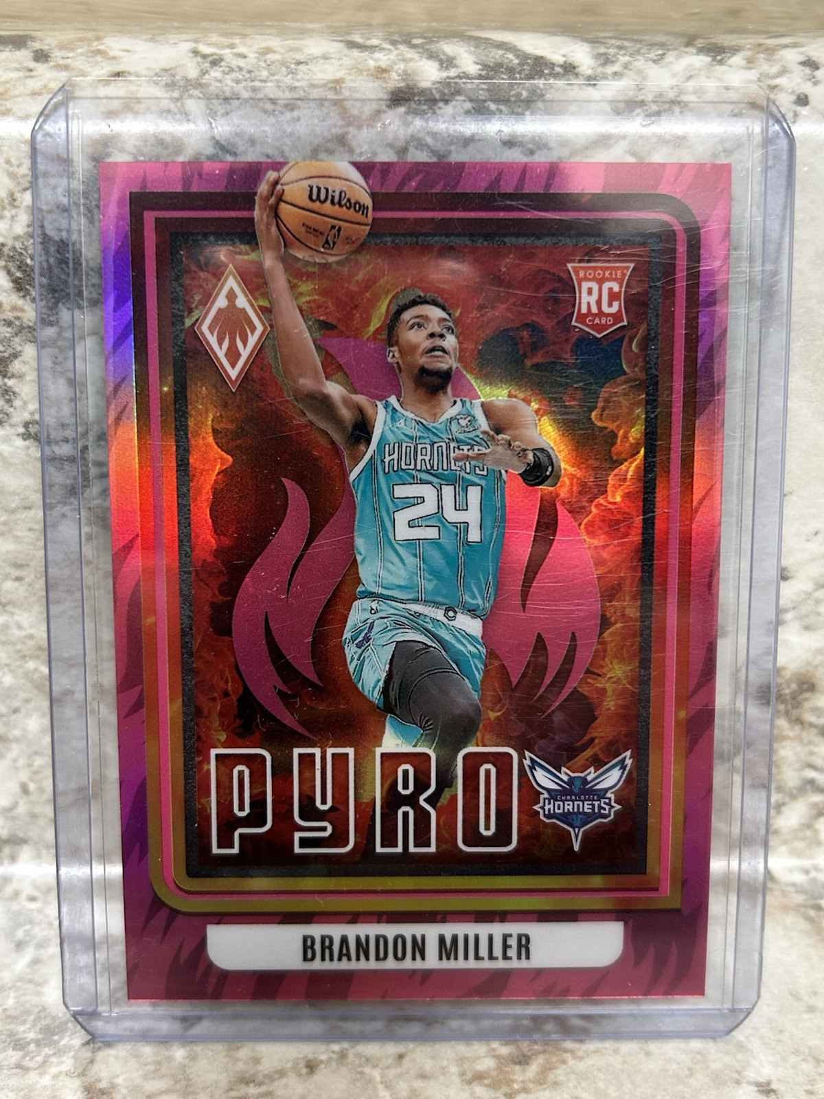2023 Phoenix Brandon Miller #17 ROOKIE RC Pyro Pink Prizm /99