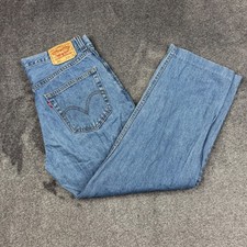 Vintage Levi's Jeans Mens 34x30 Blue 550 Relaxed Fit Tapered Leg Denim Pants Y2K