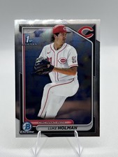 2024 Bowman Draft #BDC-100 Luke Holman 1st Chrome Reds A46