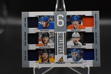 2011 Rookie Anthology Pinnacle Starting 6 Materials Ben Scrivens Luke Adam ellis