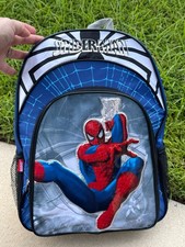 Marvel Spiderman Backpack NEW Disney Spider man back pack Black Zipper NEW