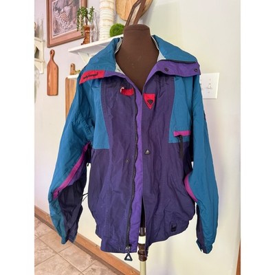 Vintage Helly Hansen Helly-Tech Ski Jacket 90s Thinsulate L Large Y2K colorful