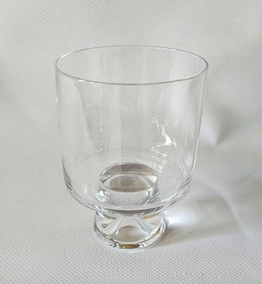 TOM DIXON Low Ball Tank Whiskey Glasses Set of 2 CLEAR Mid Century Modern