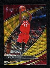2019-20 Panini Select Courtside Tmall Gold Wave Prizm Pascal Siakam #293 00a4