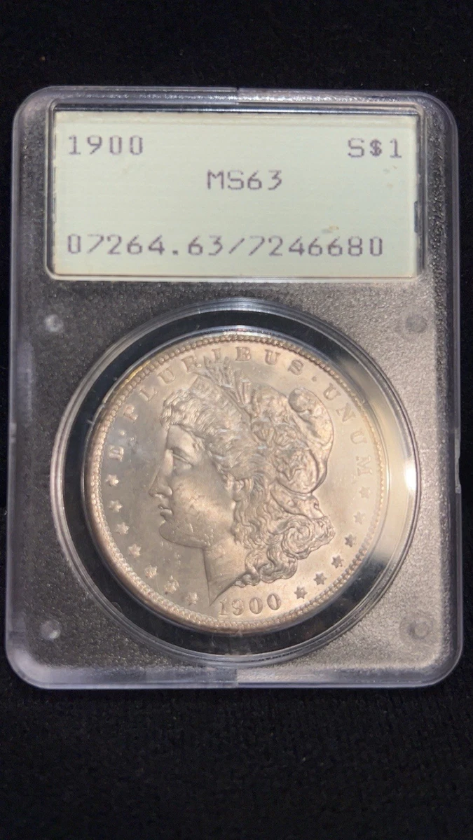 MS 63 Graded 1900 Year Morgan US Dollars (1878-1921) for sale | eBay