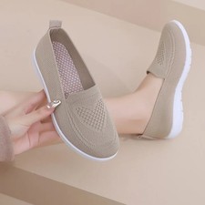 Womens Running Trainers Ladies Sneakers Slip On Walking Gym Comfy Fashion Shoes